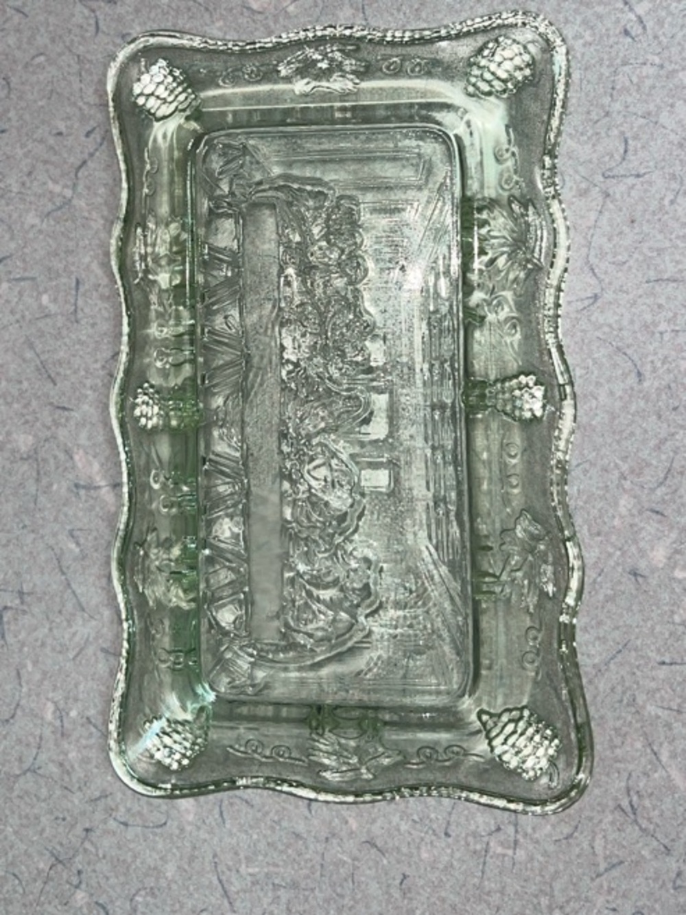 The Lord’s Last Supper Vintage Glass